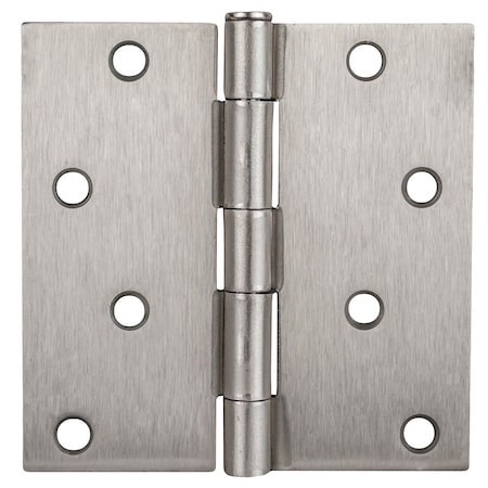 Global Door Controls 4 in Leaf W x 4 in Leaf H, Satin Nickel CP4040-US15-M